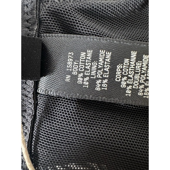 New Skims Cotton Jersey T‎ Shirt Bra Size 34DDDD Onyx Intimates - Picture 6 of 7